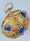 Gem Set Gold Repeater with Royal Coat of Arms - image 3