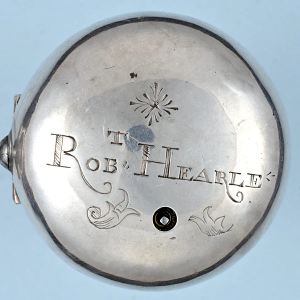 Britannia Silver Champleve Dial Verge by Windmills - image 5