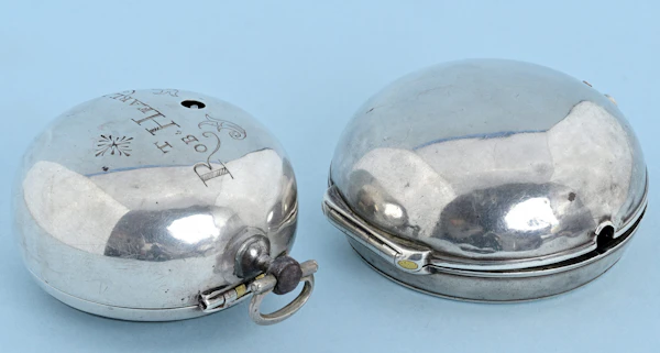 Britannia Silver Champleve Dial Verge by Windmills - image 6