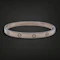 Cartier 18k White Gold LOVE Bracelet - image 3