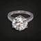Magnificent 5.27 Carat Natural Old Mine Cut Diamond Solitaire Ring - image 3