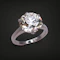Magnificent 5.27 Carat Natural Old Mine Cut Diamond Solitaire Ring - image 2