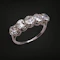 Lovely Art Deco Diamond Platinum Ring at Deco&Vintage Ltd - image 2