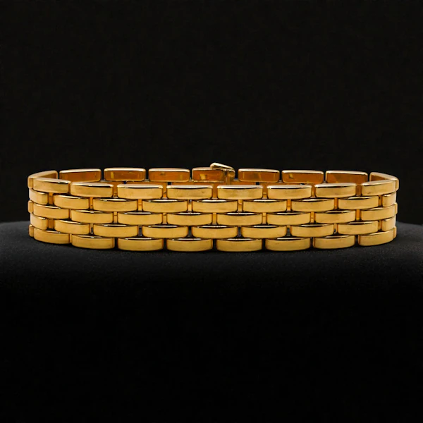 Cartier Vintage 18ct Gold Bracelet at Deco&Vintage Ltd - image 2