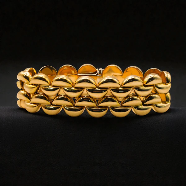 Cartier Paris 18ct Gold Bracelet at Deco&Vintage Ltd - image 2