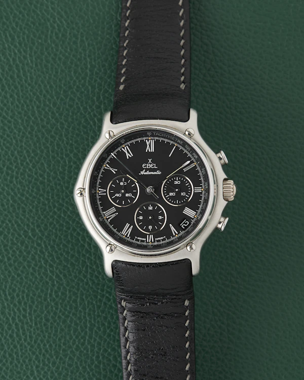 Ebel 1911 Ref. 9134901 Black Dial El Primero Neo-Vintage Chronograph - image 1