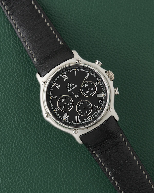 Ebel 1911 Ref. 9134901 Black Dial El Primero Neo-Vintage Chronograph - image 2