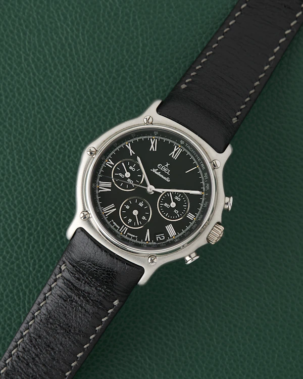 Ebel 1911 Ref. 9134901 Black Dial El Primero Neo-Vintage Chronograph - image 3