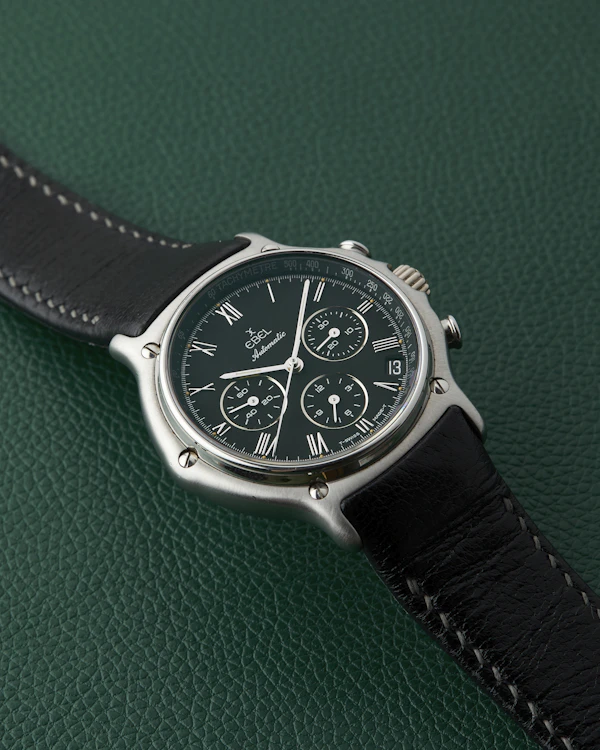 Ebel 1911 Ref. 9134901 Black Dial El Primero Neo-Vintage Chronograph - image 6
