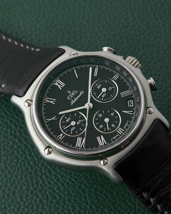 Ebel 1911 Ref. 9134901 Black Dial El Primero Neo-Vintage Chronograph - image 7