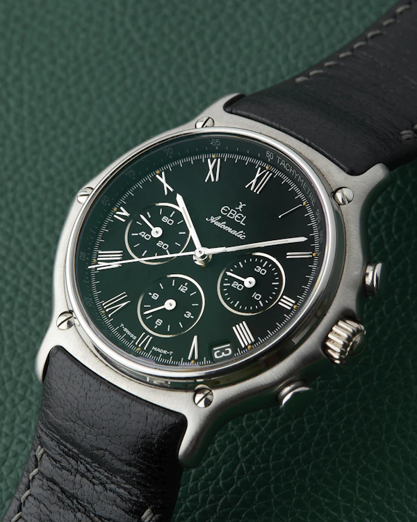 Ebel 1911 Ref. 9134901 Black Dial El Primero Neo-Vintage Chronograph - image 8