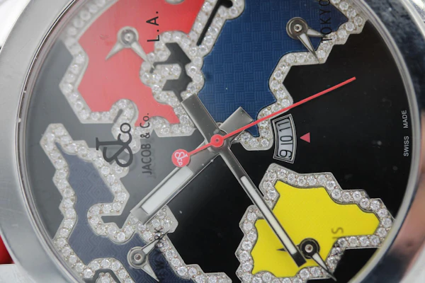 Jacob & Co. Five Time Zone with Manual & Diamond Factory set - image 7