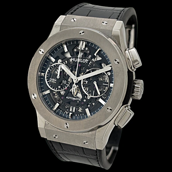 HUBLOT CLASSIC FUSION AEROFUSION 525.NX.0170.LR SKELETON FULL SET 2022 E-WARRANTY - image 1