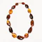 Vintage Large Baltic Amber Pebble Necklace (82cm), c.1970s - image 1