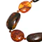 Vintage Large Baltic Amber Pebble Necklace (82cm), c.1970s - image 2