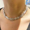 French Art Deco Platinum Diamond Choker Necklace or Pair of Bracelets, 20 Carats, Circa 1930 - image 7