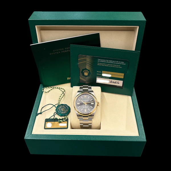 ROLEX OYSTER PERPETUAL 41 NEW RELEASE 100 YEARS ANNIVERSARY UNWORN FULL SET MAY 2026 - image 6