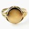 Antique 1909 Gold Signet Ring - Saddingtons Jewellery Stand 375 - image 1