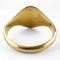 Antique 1909 Gold Signet Ring - Saddingtons Jewellery Stand 375 - image 5