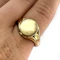 Antique 1909 Gold Signet Ring - Saddingtons Jewellery Stand 375 - image 2
