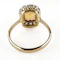 Antique Imperial Topaz Diamond Cluster Ring - Saddingtons Jewellery Stand 375 - image 4