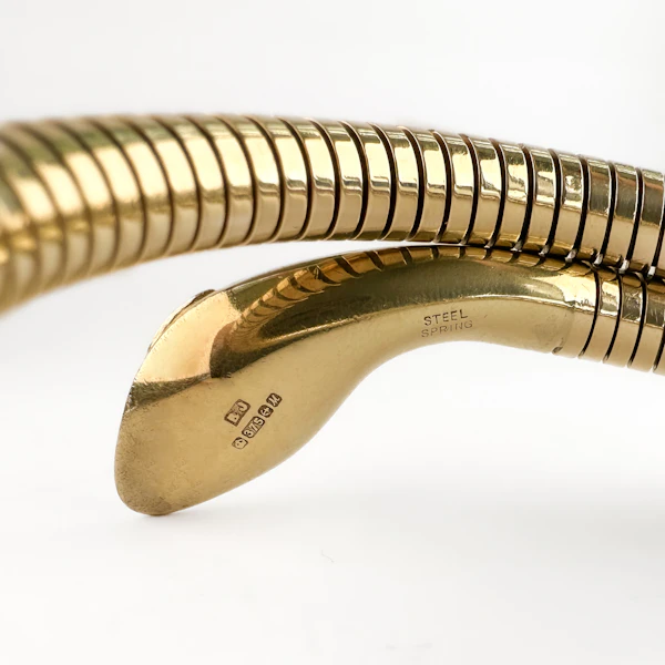 Vintage Snake Bangle - Saddingtons Jewellery Stand 375 - image 3