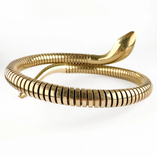 Vintage Snake Bangle - Saddingtons Jewellery Stand 375 - image 2