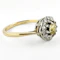 Edwardian Yellow Sapphire & Diamond Cluster Ring - Saddingtons Jewellery Stand 375 - image 4