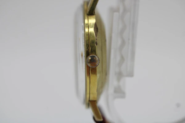 Bucherer Gold Plated 70's Serviced New Strap - image 7