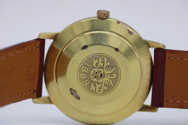 Bucherer Gold Plated 70's Serviced New Strap - image 6