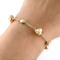 Edwardian Gold Shell Pearl Bracelet - Saddingtons Jewellery Stand 375 - image 1