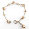 Edwardian Gold Shell Pearl Bracelet - Saddingtons Jewellery Stand 375 - image 3