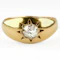 Victorian Single Stone Diamond Gypsy Ring - Saddingtons Jewellery Stand 375 - image 1