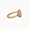Victorian 18ct Gold Heart Sapphire & Diamond Ring c.1880s - image 2