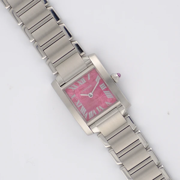 Cartier Tank Francaise 2384 W51030Q3 Limited Edition "Raspberry - image 2