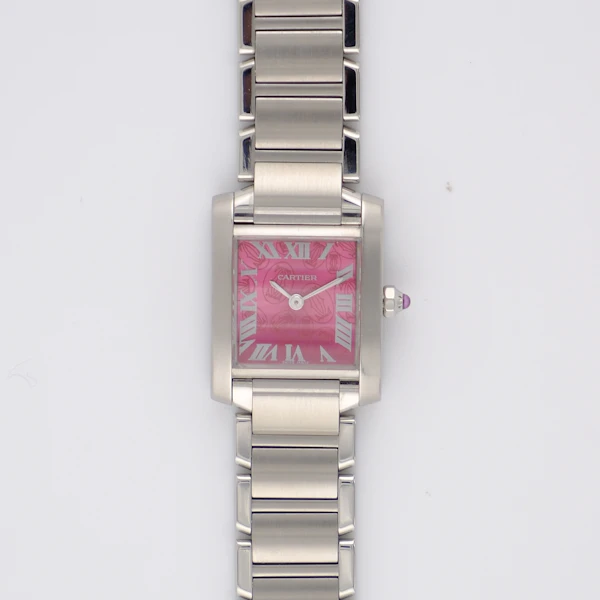 Cartier Tank Francaise 2384 W51030Q3 Limited Edition "Raspberry - image 1