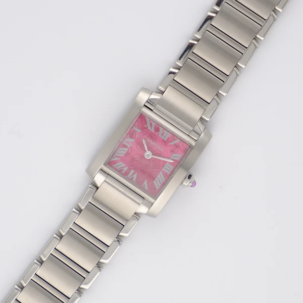 Cartier Tank Francaise 2384 W51030Q3 Limited Edition "Raspberry - image 3