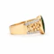 1950s 18ct Gold Jade & Diamond Ring - image 2