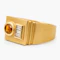 Vintage Italian 22ct Gold Citrine Lens & Diamond Flash Camera Ring c.1960s - image 1