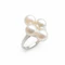 Art Deco Pearl Ring in Platinum c.1920s - image 1