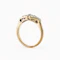 Edwardian 18ct Gold & Platinum Daisy Diamond Ring - image 2