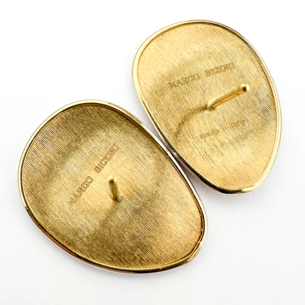 Marco Bicego Lunaria Gold Stud Earrings - Saddingtons Jewellery Stand 375 - image 2