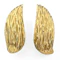 Kutchinsky Yellow Gold Textured Earrings - Saddingtons Jewellery Stand 375 - image 1