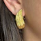Kutchinsky Yellow Gold Textured Earrings - Saddingtons Jewellery Stand 375 - image 2