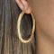Unoaerre Twisted-Rope Hoop Earrings - Saddingtons Jewellery Stand 375 - image 1