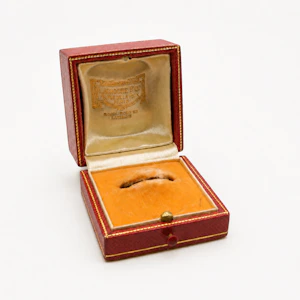 Antique Lacloche Frères Leather Ring Box C.1900s
