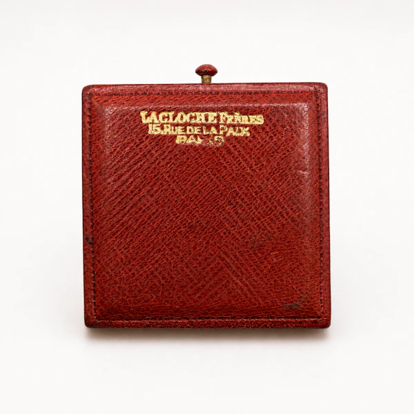 Antique Lacloche Frères Leather Ring Box C.1900s - image 3