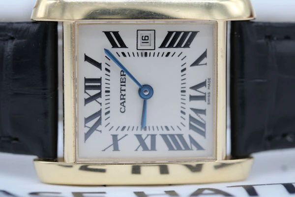 Cartier Tank Francaise 18k Midsize Watch 2466 - image 5