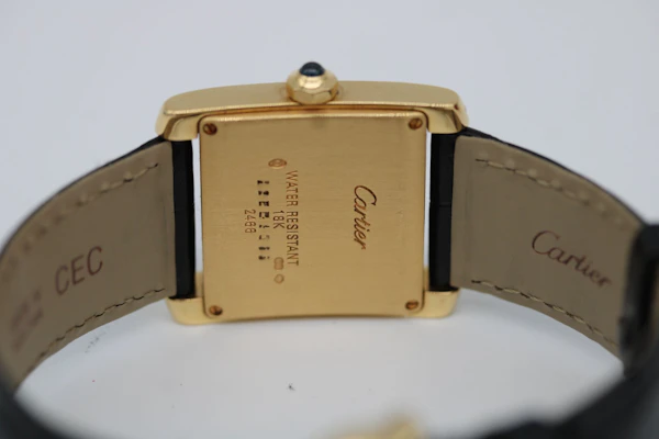 Cartier Tank Francaise 18k Midsize Watch 2466 - image 2