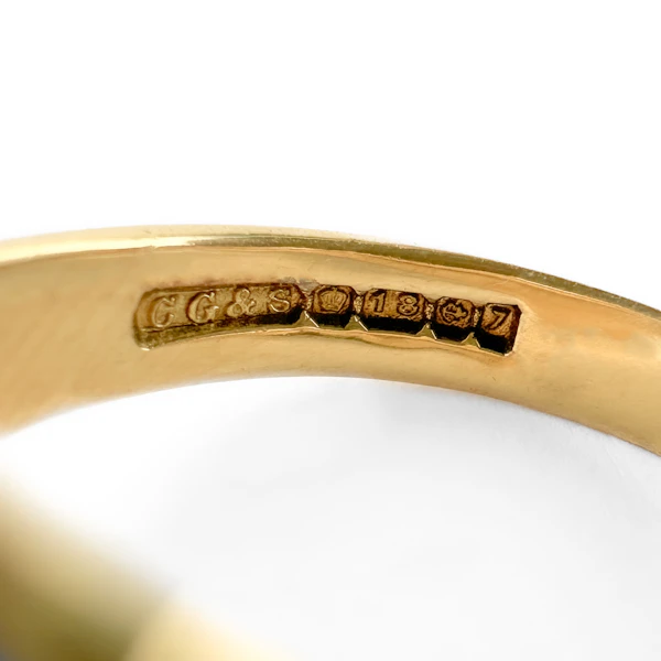 Unicorn Intaglio Signet Ring - Saddingtons Jewellery Stand 375 - image 3